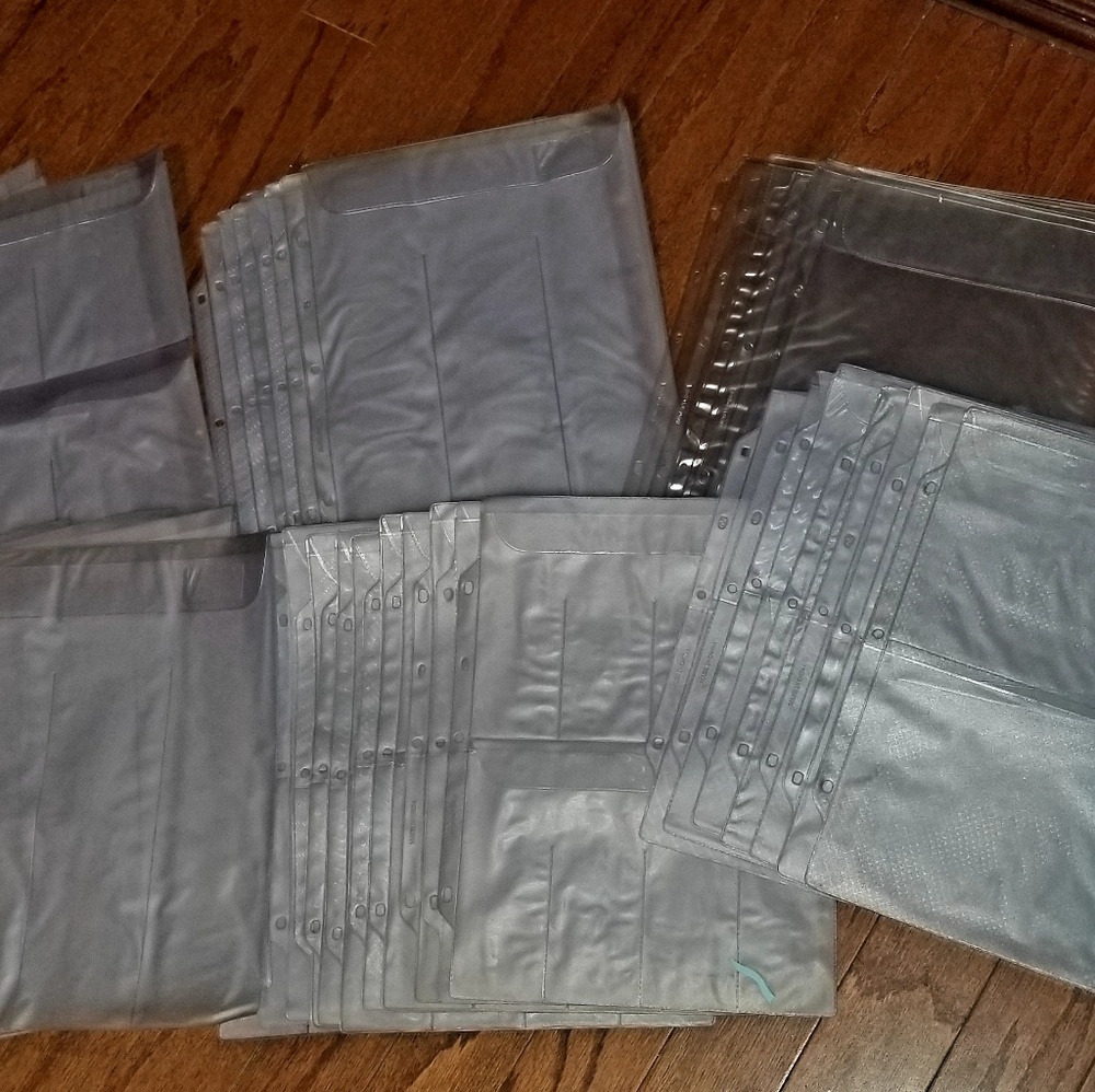 40 Scrapbooking Storage Clear Thick Protected Pgs